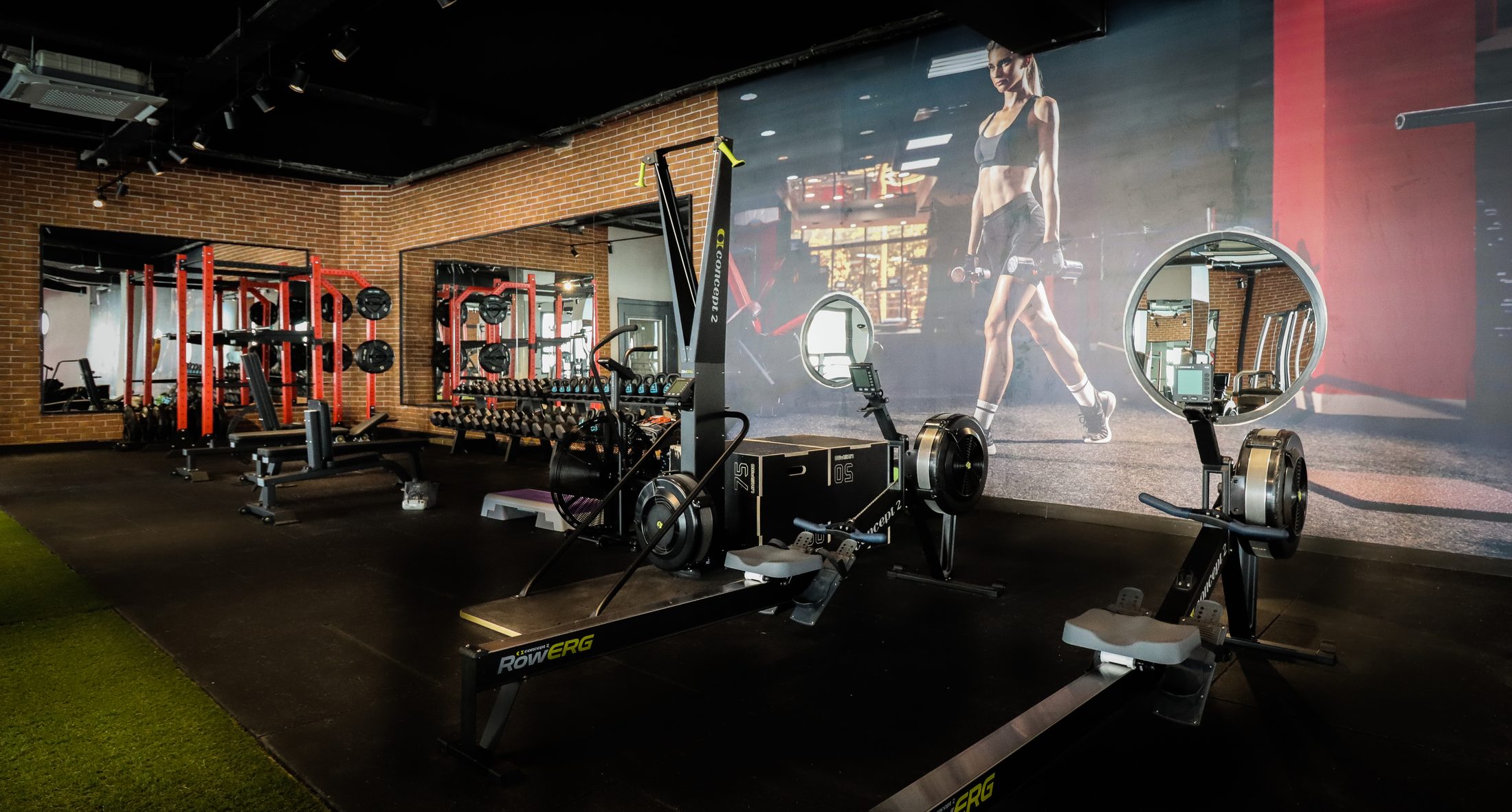 Weights floor of the gym