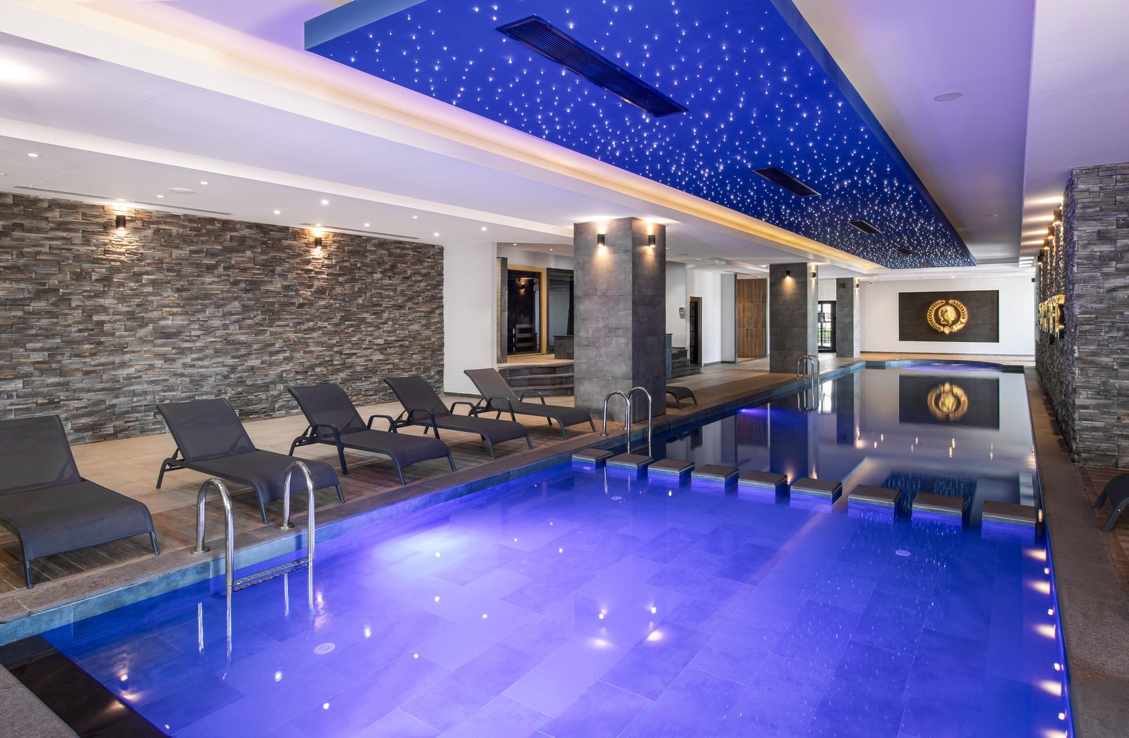 Indoor pool at Caesar Blue