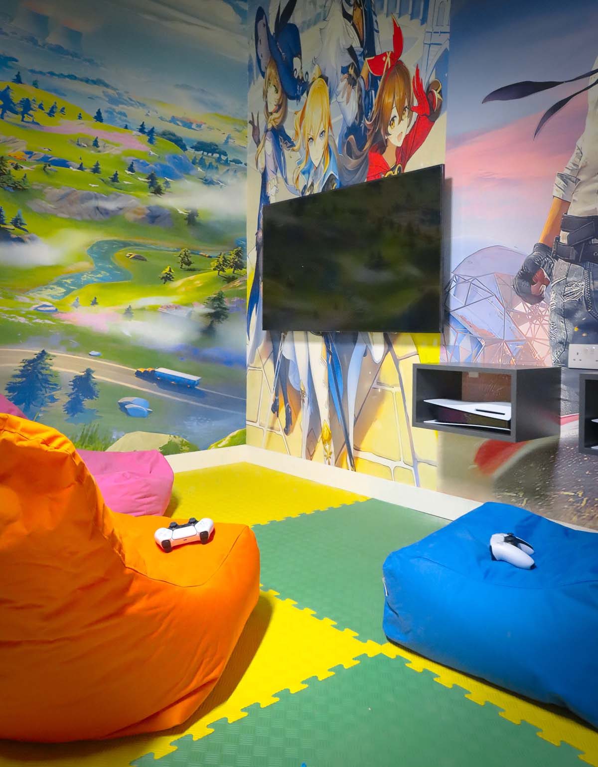 Games corner in the kids' room