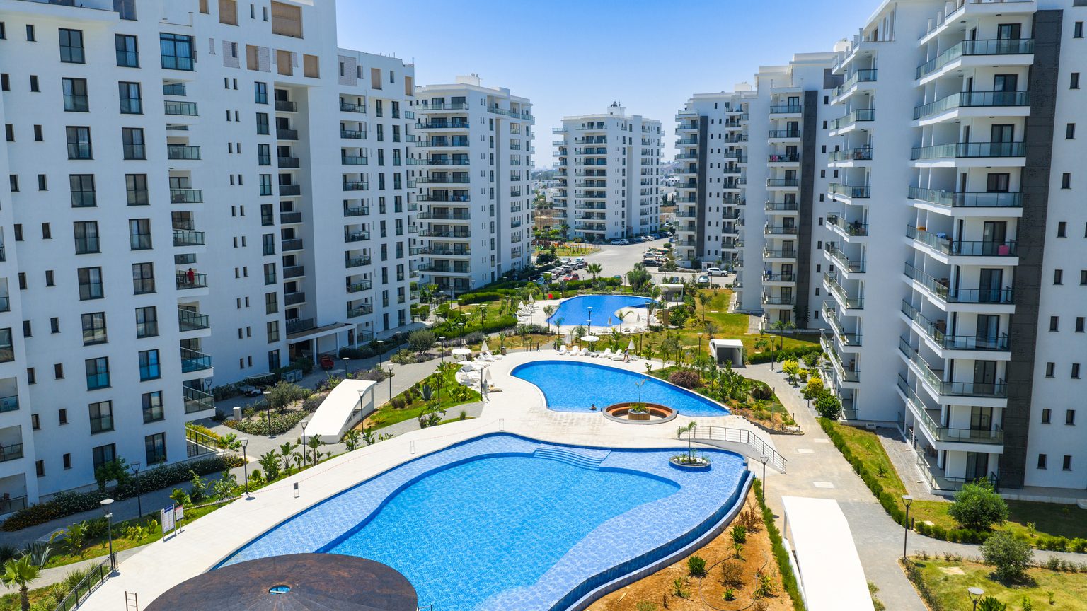 Caesar Blue towers and pools